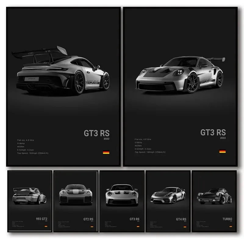 POSTER PORCHE GT3 RS
