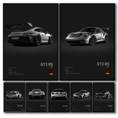 POSTER PORCHE GT3 RS