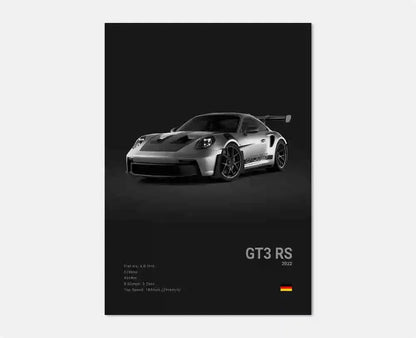 POSTER PORCHE GT3 RS